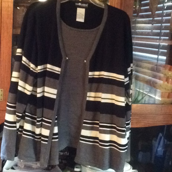 🍀2X, looks like 2 piece, but is 1, sweater. - Picture 3 of 3